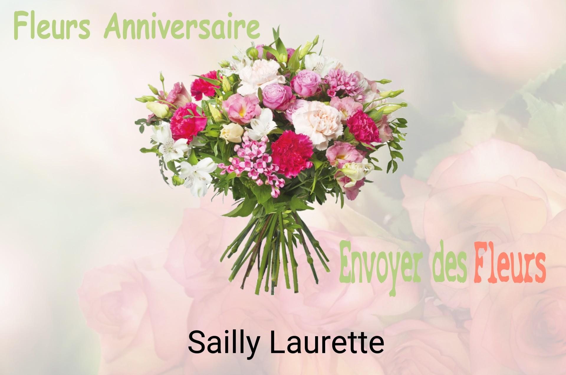 Bouquet de fleurs d’anniversaire livré à Sailly-Laurette